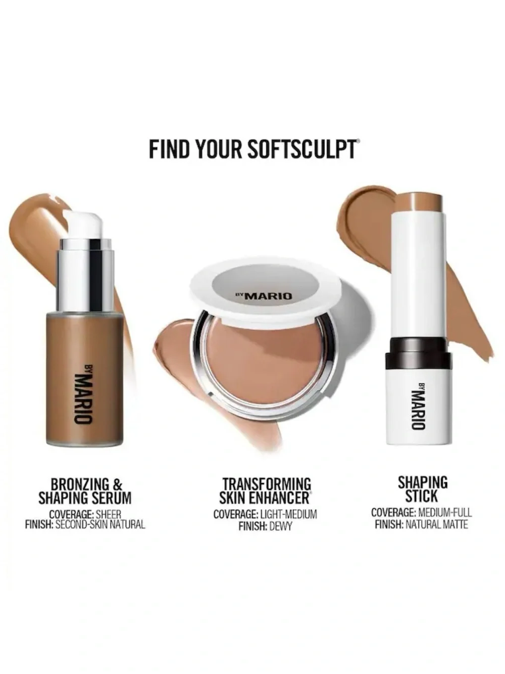 Makeup By Mario Light Medium Soft Sculpt Bronzing And Shaping Serum 1.01oz